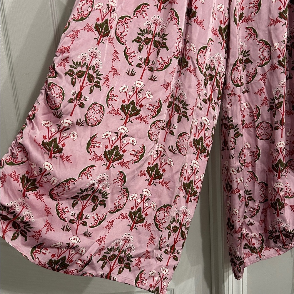 Anthropologie Silky Wide Leg Harem Pants Pajama Loungewear Bottoms Size XS - Picture 7 of 12